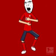 442oons animated bayern_munich cleats clothes ext=gif football glasses laughing open_mouth shoe shorts soccer stubble thomas_muller variant:cobson // 480x480 // 598.2KB