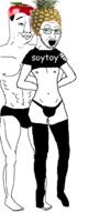 2soyjaks apple buff closed_mouth clothes food foodjak fruit full_body gay glasses hair hat looking_up meta:tagme open_mouth pineapple pinejak smile soyjak stubble text variant:chudjak variant:gapejak variant:soyak // 717x1533 // 249.3KB
