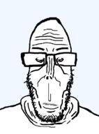 beard glasses smile subvariant:euromutt template transparent_background variant:markiplier_soyjak // 590x796 // 15.5KB