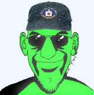 cap central_intelligence_agency closed_mouth clothes ear earpiece glasses glowie glowing green_skin hat smile soyjak stubble sunglasses variant:susjak // 229x231 // 50.8KB