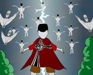 arm attacks_you back cape cargo_shorts clothes flag hand leg lightning nazism sky subvariant:fingerboy swoopjak torso tree variant:a24_slowburn_soyjak variant:chudjak wing // 1199x960 // 503.1KB