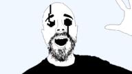 clothes ear gaster_(undertale) hand luke_smith open_mouth stubble undertale variant:unknown video_game // 1067x600 // 78.0KB