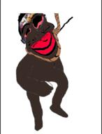 animated big_lips black_skin brown_skin chud_(boorufag) chud_(soybooru) dance full_body jartycuck lips naked nigger obsessed rope selfish_little_fuck slopjak smile subvariant:jartycuck variant:chudjak // 536x706 // 1.0MB