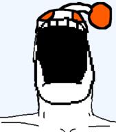 antenna monster open_mouth reddit redditard snoo soyjak subvariant:fingerboy variant:a24_slowburn_soyjak // 454x516 // 13.1KB