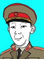 animated closed_mouth clothes collar_tabs communism ear electricity epaulettes hammer_and_sickle hat kuz military military_uniform necktie neutral papers_please robot smile smirk sound soviet_army_uniform soviet_union soyjak star uniform variant:kuzjak video wires // 810x1080, 12s // 15.8MB