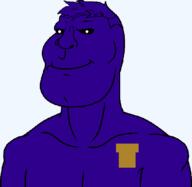 aryan badge black_eyes buff creepy distorted evil five_nights_at_freddy's hair mewing ominous open_mouth purple_guy purple_lips purple_skin shirtless smile soyjak subvariant:brazilaryan subvariant:brazilmutt transparent transparent_background variant:meximutt white_pupils william_afton // 680x663 // 23.6KB