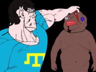 2soyjaks Astrofene_(namefag) Warrior-Z(user) ack animated brown_hair brown_skin buff clothes crimean_tatar dragon_ball ear flag:crimean_tatar gigachud glasses hair hand islam israel kratos open_mouth punch soyjak star_of_david variant:chudjak variant:meximutt white_skin // 400x300 // 293.0KB