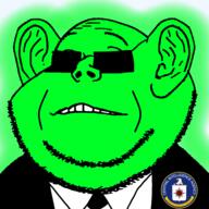 central_intelligence_agency clothes glasses glowie glowing green_skin subvariant:impaish suit sunglasses variant:impish_soyak_ears // 960x960 // 250.4KB