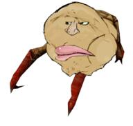 half-life headcrab upside_down variant:meximutt yellow_sclera yellow_skin // 440x419 // 106.2KB