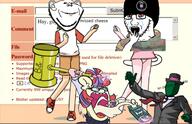4chan anime anonymous banhammer barneyfag beanie bloodshot_eyes clothes croat crying ear green_hair hair hammer hand hat my_little_pony oldfag pony screenshot smile soyjak stubble turtelli_hat variant:impish_soyak_ears variant:soyak wt_snacks yotsoyba // 583x378 // 239.1KB