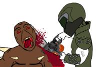 DOOM_(game) Doomguy chainsaw demon doom imp subvariant:chainsaw_bernd total_demon_death variant:bernd variant:chudjak videogame // 1238x872 // 434.0KB