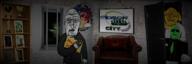 artist:Keys chair coal dark glasses glowie janny night picture raid room sidson sidson_city son_of_the_mask the_mask trophy variant:sidjak vignette // 900x300 // 373.8KB