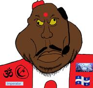 angry anti_islamic beret bindi brown_skin canada cross_eyed fundamental_paper_education hindu imperator_(user) india indian mustache pajeet quebec scammer soyjak stubble subvariant:meximutt_front tech_support variant:meximutt yellow_sclera // 895x845 // 75.4KB