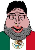looking_at_you mexico meximutt nikocado_avocado obese retard subvariant:amerimutt variant:impish_soyak_ears variant:markiplier_soyjak // 736x1024 // 101.9KB