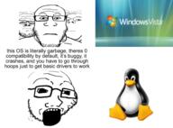 5soyjaks GNULinux glasses neutral open_mouth stubble subvariant:neutralplier variant:a24_slowburn_soyjak variant:bernd variant:gapejak variant:markiplier_soyjak variant:soyak windows windows_vista // 544x402 // 158.3KB