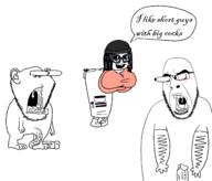 3soyjaks OP_HERE_IM_A_SHITSKIN_PAJEET_GOOK_SUBHUMAN_NIGGER artist:kernung ass breasts coal coomer_artstyle eyes_popping nintendo nintendo_switch nsfw penis sexy speech_bubble text tits variant:cobson variant:impish_soyak_ears variant:soytan video_game // 2649x2264 // 65.8KB