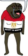 angry bbc black_skin bloodshot_eyes clothes crying egypt flag flag:egypt full_body glasses naked nigger nsfw open_mouth penis shitskin small_penis soyjak speech_bubble_empty stubble tshirt variant:et // 993x1955 // 215.6KB