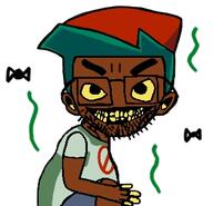 bad_teeth black_skin cap clothes earwax evil flies fnf_pedo friday_night_funkin' glasses green_hair hat long_nails meta:op_took_a_selfie_of_xerself monster nigger no_nose pedonigger scary shitskin slopjak smile stinky stupid variant:unknown yellow_teeth // 326x314 // 56.4KB