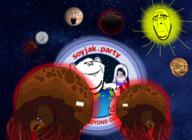 900-84-Cuck-B brethen_moon brown_skin dead_space discord discord_logo_facial_mark esl evil featured fnf_pedo jarty_planet jartycuck moon pedophile planet series:pedomorphs shitskin soybooru soyjak_party space sun variant:cobson variant:soyak variant:unknown venus yellow_sclera yellow_teeth // 1916x1398 // 2.9MB