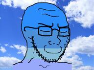 blue_skin blue_sky calm closed_eyes closed_mouth smile stubble subvariant:soyak_(irritated) variant:soyak // 1446x1080 // 1.1MB blue_skin blue_sky calm closed_eyes closed_mouth smile stubble subvariant:soyak_(irritated) variant:soyak // 1446x1080 // 1.1MB