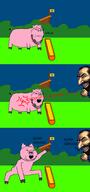 3soyjaks animal bloodshot_eyes bolshevik_ukraine communism ear farm flag full_body hammer_and_sickle happy_merchant hay house pig pink_skin ray russian_empire soyjak stubble subvariant:massjak subvariant:wholesome_soyjak ukraine variant:gapejak // 1025x2190 // 441.6KB