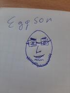draw eggson glasses soyjak teeth variant:cobson // 4032x3024 // 2.3MB