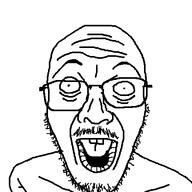 artist:QQlive coal doctos glasses ias neckbeard soyjak variant:soyak // 480x480 // 23.7KB