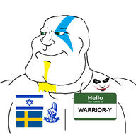 Warrior-Z(user) aryan hello_my_name_is_(sticker) israel joker_(dc) judaism name_tag norway series:keep_raging_on_them subvariant:mexiaryan sweden user:warrior-z variant:meximutt // 883x875 // 174.2KB