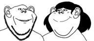 cute female friendship looking_at_each_other looking_to_the_left looking_to_the_right love relationship subvariant:female_impish_ears two_soyjaks variant:impish_soyak_ears woman // 1610x701 // 107.9KB