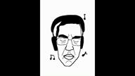 animated byonbyon closed_eyes closed_mouth glasses headphones johnny_rebel music musical_note poyopoyo sound soyjak subvariant:chudjak_front variant:chudjak video // 852x480, 60.2s // 16.5MB