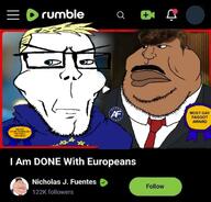 america_first aryan brown_skin clothes european_union groyper meximutt most_gay_faggot_award most_unbothered_hetero_award nick_fuentes subvariant:euroaryan suit variant:meximutt // 1126x1080 // 443.7KB