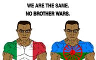 2soyjaks aryan brown_eyes brown_hair brown_skin buff clothes flag:italy flag:roma glasses gypsy italy muscles no_more_brother_wars subvariant:muscular_chud text variant:chudjak vein white_background // 1735x1080 // 472.2KB 2soyjaks aryan brown_eyes brown_hair brown_skin buff clothes flag:italy flag:roma glasses gypsy italy muscles no_more_brother_wars subvariant:muscular_chud text variant:chudjak vein white_background // 1735x1080 // 472.2KB