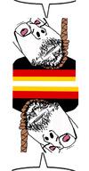2soyjaks BRIMMIEST_COMMENTS_SECTION☣️☣️☣️_DO_NOT_ENTER☣️☣️☣️ bloodshot_eyes crying flag:germany germany glasses hanging rope soyjak speech_bubble_empty stubble subvariant:scholar suicide variant:gapejak // 1990x3837 // 1.4MB