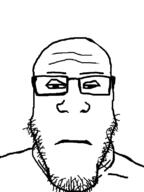bored closed_mouth glasses neutral soyjak stubble subvariant:neutralplier tired variant:markiplier_soyjak // 600x800 // 43.1KB