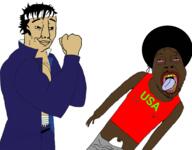 Tsurugi_Momotaro nigger otokojuku punch shitskin total_nigger_death // 2700x2107 // 880.6KB