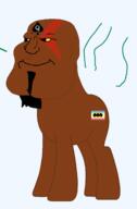 Warrior-Z(user) animal batman brown_skin kratos map_(pedophile) my_little_pony pedophile pony stink_lines subvariant:mexiaryan variant:meximutt // 1400x2126 // 82.9KB