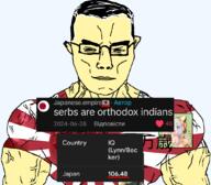 2024 aryan chud flag flag:japan japan june june_28 meta:tagme pajeet serb serbia subvariant:chudjak_front subvariant:muscular_chud tiktok variant:chudjak // 1059x929 // 244.9KB