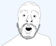 open_mouth soyjak stubble variant:unknown // 1303x1080 // 69.7KB