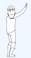 bob_hickman glasses neutral roman_salutes stubble subvariant:neutralplier variant:markiplier_soyjak // 722x1360 // 38.4KB