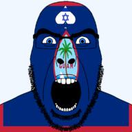 angry beard blue_eyes boat facial_mark flag flag:guam flag:israel forehead_mark glasses guam hair israel looking_at_you open_mouth queen_of_spades soyjak spade star_of_david stubble subvariant:cobson_front2 subvariant:spadeson template territory text thick_eyebrows tree united_states variant:cobson water // 800x800 // 64.0KB