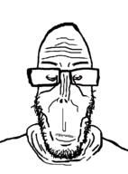 beard glasses smile subvariant:euromutt template variant:markiplier_soyjak // 590x796 // 17.5KB
