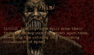animated glasses hair his_(4chan) postal red_background redraw schizo sharp_teeth soyjak subvariant:schizojak text variant:markiplier_soyjak video_game // 592x352 // 9.2MB