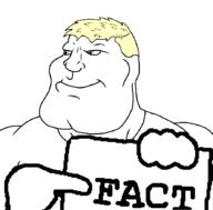 aryan blond blue_eyes buff fact holding_object sign smile subvariant:mexiaryan template variant:meximutt white_skin // 886x872 // 60.9KB