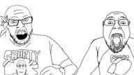 looking_at_you pencil screaming surprised variant:bernd variant:feraljak variant:markiplier_soyjak // 648x365 // 51.2KB
