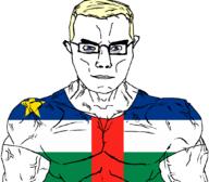 aryan central_african_republic subvariant:muscular_chud variant:chudjak white_skin yellow_hair // 1059x929 // 57.9KB