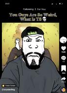 beard cap chud clothes disgusted hat idksterling markiplier meme plierjak skull_face soysterling tiktok ts_pmo tshirt variant:markiplier_soyjak // 581x810 // 301.8KB