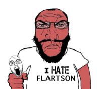 angry anti_flartson beard closed_mouth fist i_hate punisher_face red_skin subvariant:science_lover variant:flartson variant:markiplier_soyjak // 1017x935 // 444.2KB