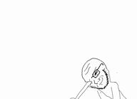 r animated animation artist:QQlive bald glasses key mouse_(computer) stubble subvariant:soyak_(smug) variant:gapejak variant:soyak // 1484x1080, 2s // 646.7KB