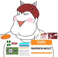 4chan Warrior-Z(user) animesexual brown_hair cat_ear kekistan moot mootcat no_pupils series:keep_raging_on_them // 885x873 // 170.1KB