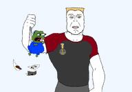 Hunky_twink_sex_machine animal aryan award big_nose blue_eyes buff bulky clothes frog frogcuck frognigger hat jewish_nose judaism kike kippah nate paper pepe spadeson t_shirt tcoaal the_coffin_of_andy_and_leyley variant:alicia wedgie yellow_hair // 2000x1400 // 92.3KB